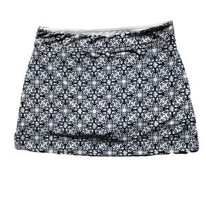 Tranquility Activewear Skirt Skort Floral Geometric Pull On Stretch XL